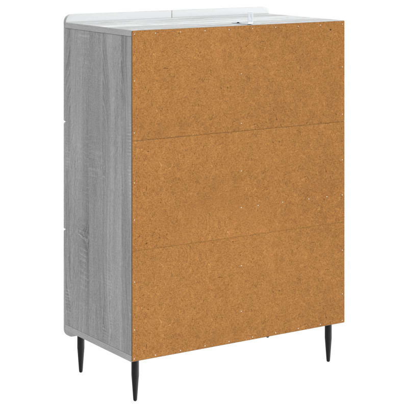 Bufet Szary Sonoma 66 x 34,5 x 91,5 cm Drewno inżynieryjne