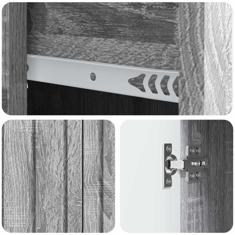 Bufet Szary Sonoma 66 x 34,5 x 91,5 cm Drewno inżynieryjne