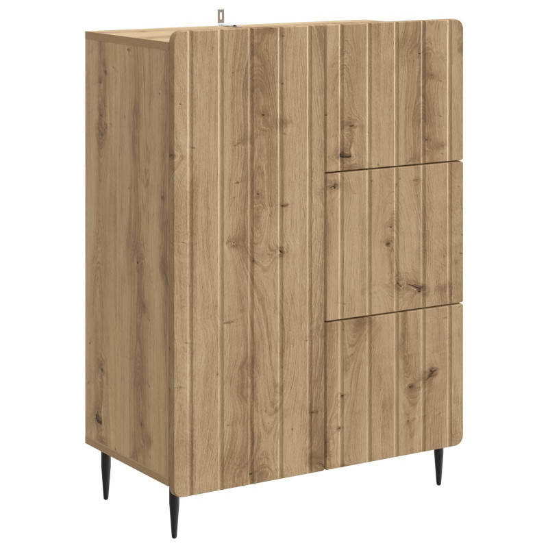 Bufet Dąb artisan 66 x 34,5 x 91,5 cm Drewno inżynieryjne