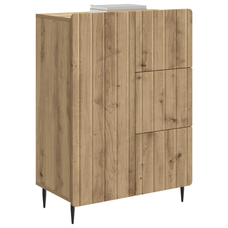 Bufet Dąb artisan 66 x 34,5 x 91,5 cm Drewno inżynieryjne