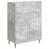 Bufet Betonowy szary 66 x 34,5 x 92 cm Drewno inżynieryjne