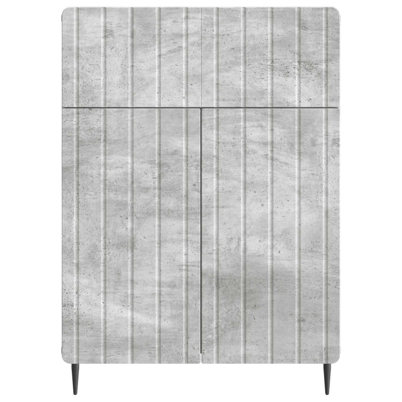 Bufet Betonowy szary 66 x 34,5 x 92 cm Drewno inżynieryjne