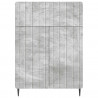 Bufet Betonowy szary 66 x 34,5 x 92 cm Drewno inżynieryjne