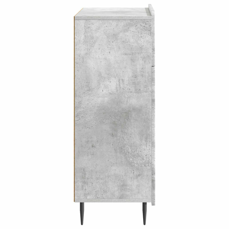 Bufet Betonowy szary 66 x 34,5 x 92 cm Drewno inżynieryjne
