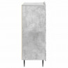 Bufet Betonowy szary 66 x 34,5 x 92 cm Drewno inżynieryjne