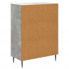 Bufet Betonowy szary 66 x 34,5 x 92 cm Drewno inżynieryjne
