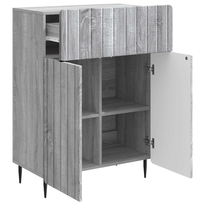 Bufet Szary Sonoma 66 x 34,5 x 92 cm Drewno inżynieryjne