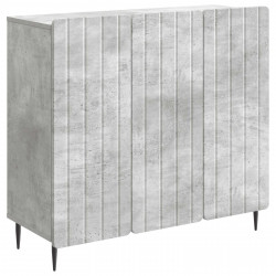 Bufet Betonowy szary 89 x 34,5 x 82 cm Drewno inżynieryjne