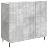Bufet Betonowy szary 89 x 34,5 x 82 cm Drewno inżynieryjne