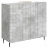 Bufet Betonowy szary 89 x 34,5 x 82 cm Drewno inżynieryjne