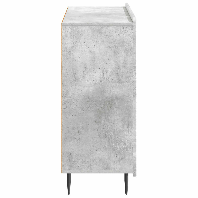 Bufet Betonowy szary 89 x 34,5 x 82 cm Drewno inżynieryjne