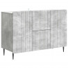 Bufet Betonowy szary 89 x 34,5 x 62 cm Drewno inżynieryjne