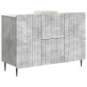 Bufet Betonowy szary 89 x 34,5 x 62 cm Drewno inżynieryjne