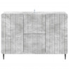 Bufet Betonowy szary 89 x 34,5 x 62 cm Drewno inżynieryjne