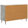 Bufet Betonowy szary 89 x 34,5 x 62 cm Drewno inżynieryjne