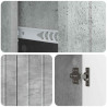 Bufet Betonowy szary 89 x 34,5 x 62 cm Drewno inżynieryjne