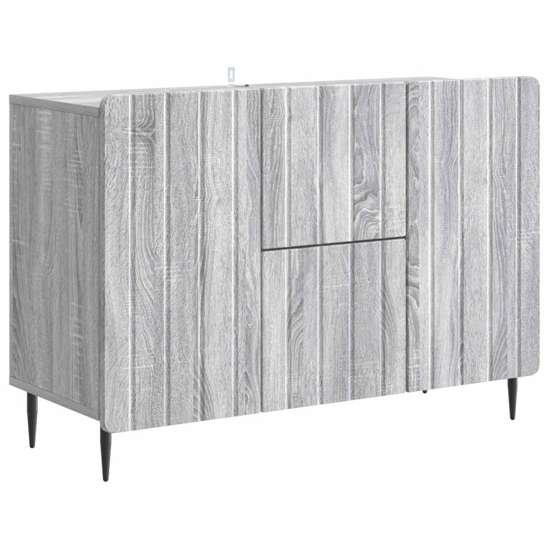 Bufet Szary Sonoma 89 x 34,5 x 62 cm Drewno inżynieryjne
