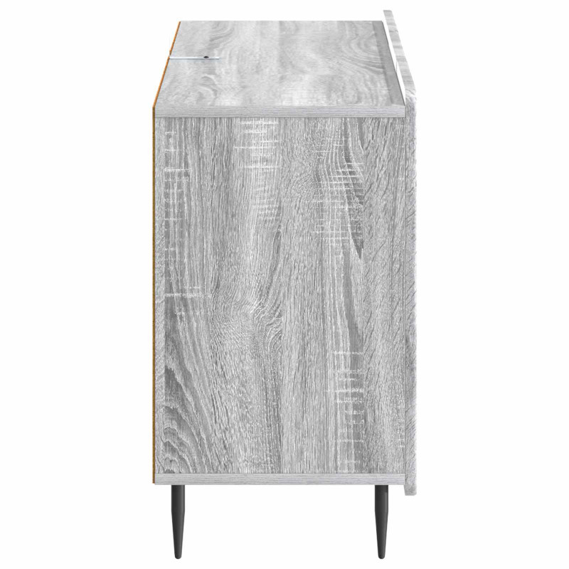 Bufet Szary Sonoma 89 x 34,5 x 62 cm Drewno inżynieryjne