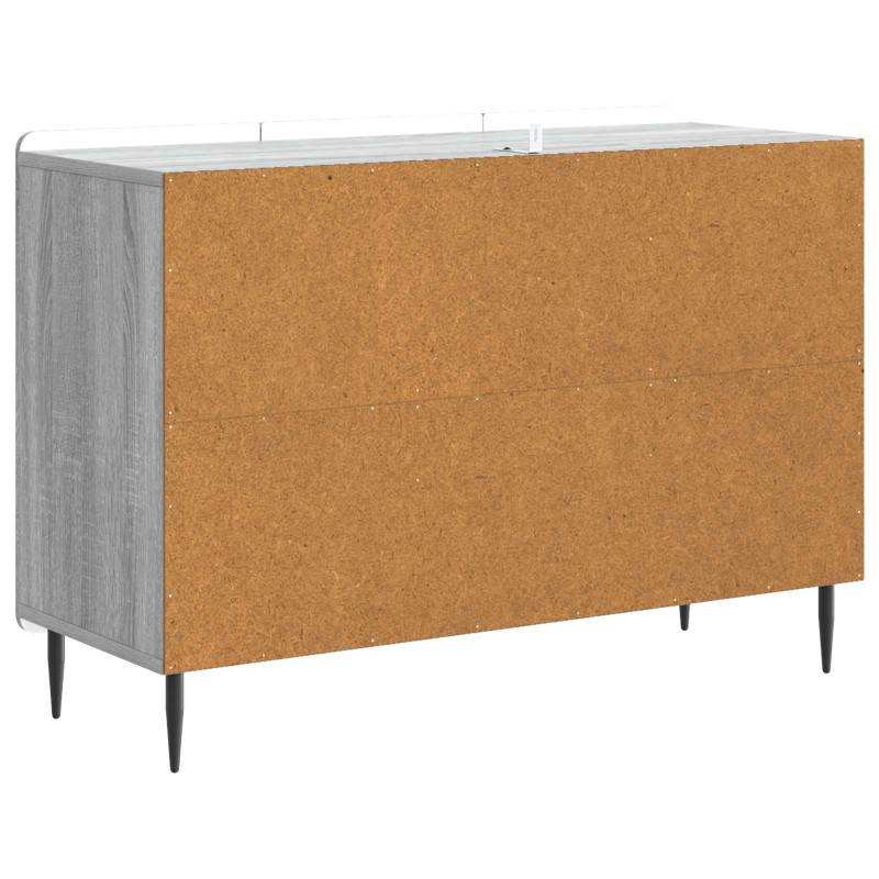 Bufet Szary Sonoma 89 x 34,5 x 62 cm Drewno inżynieryjne