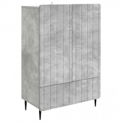 Bufet Betonowy szary 66 x 34,5 x 97 cm Drewno inżynieryjne