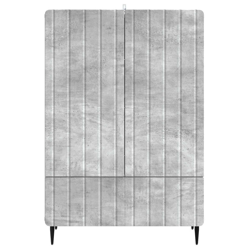 Bufet Betonowy szary 66 x 34,5 x 97 cm Drewno inżynieryjne