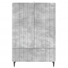 Bufet Betonowy szary 66 x 34,5 x 97 cm Drewno inżynieryjne