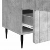 Bufet Betonowy szary 66 x 34,5 x 97 cm Drewno inżynieryjne