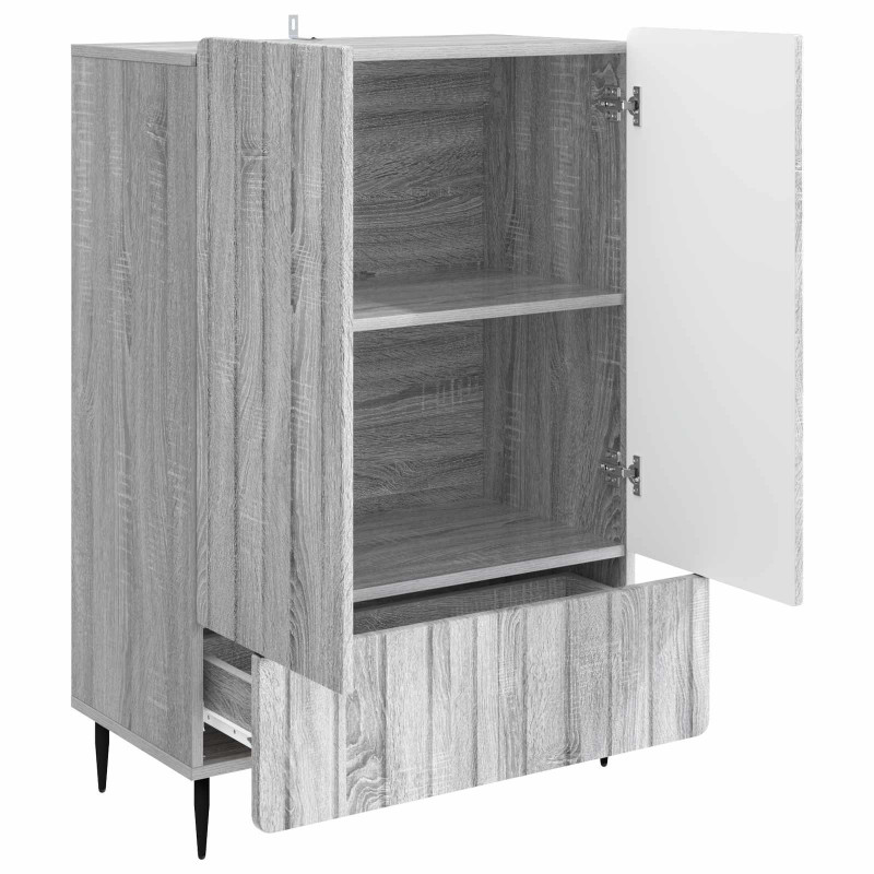 Bufet Szary Sonoma 66 x 34,5 x 97 cm Drewno inżynieryjne