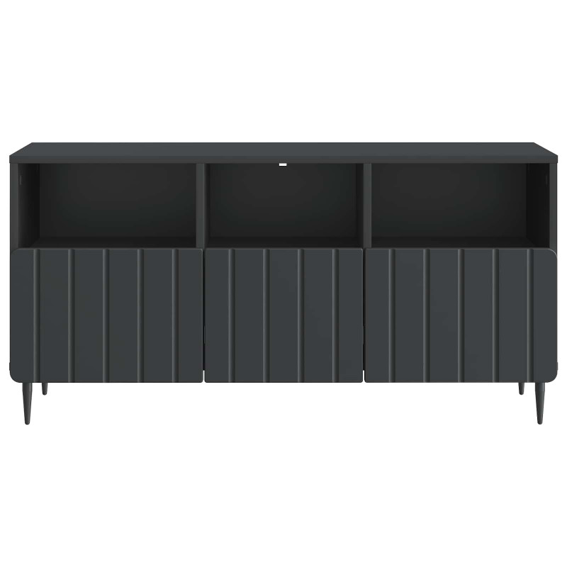 Szafka pod telewizor z szufladą Czarny 102 x 34,5 x 50 cm