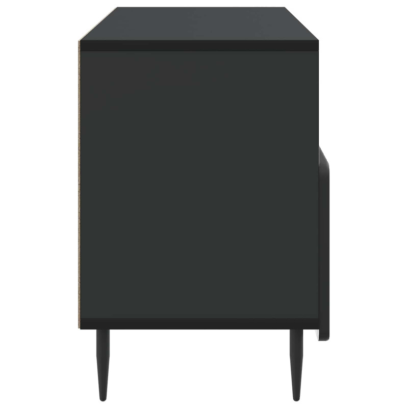 Szafka pod telewizor z szufladą Czarny 102 x 34,5 x 50 cm