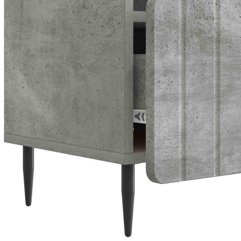 Szafka pod telewizor Betonowy szary 102 x 34,5 x 50 cm