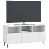 Szafka pod telewizor Biały wysoki połysk 102 x 34,5 x 50 cm