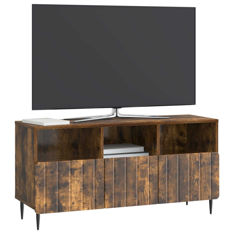 Szafka pod telewizor z szufladą Dąb wędzony 102 x 34,5 x 50 cm