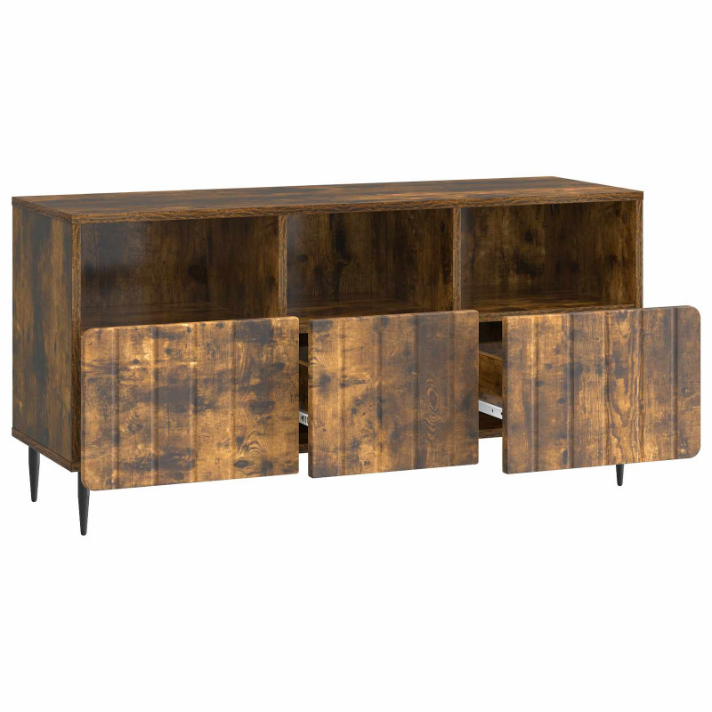 Szafka pod telewizor z szufladą Dąb wędzony 102 x 34,5 x 50 cm