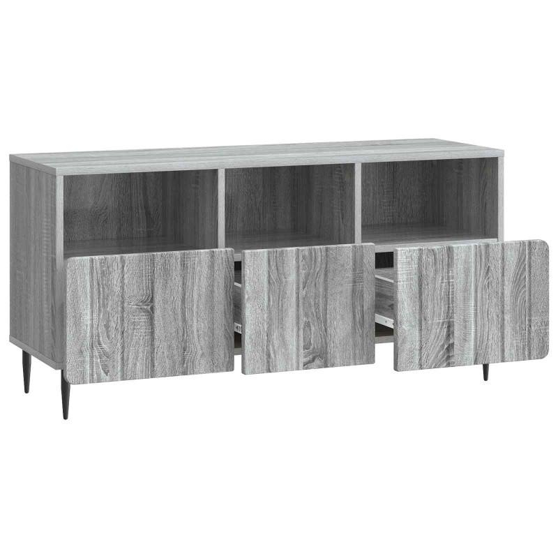 Szafka pod telewizor z szufladą Szary Sonoma 102 x 34,5 x 50 cm