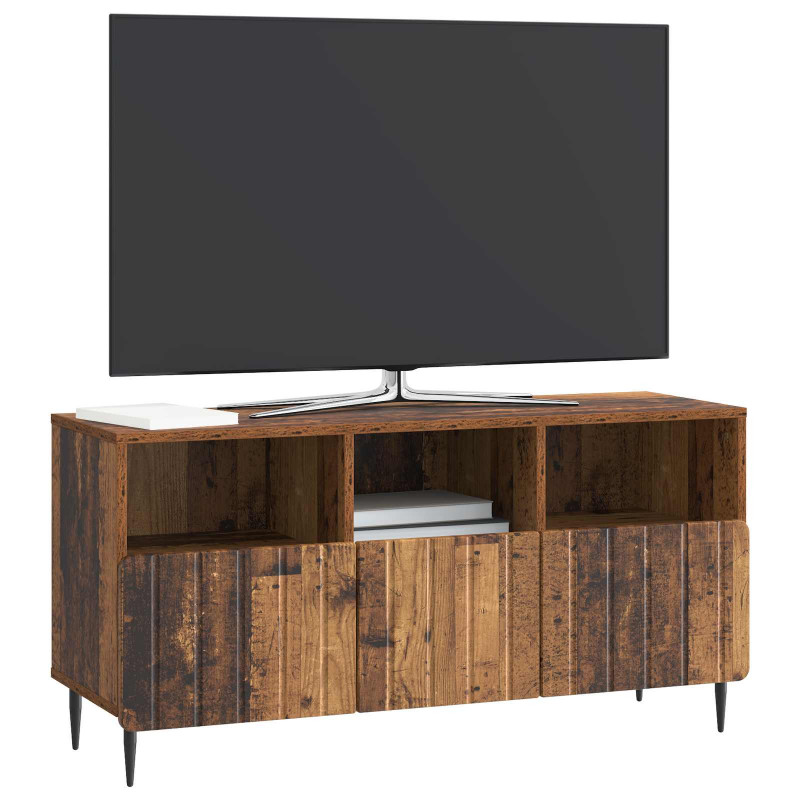 Szafka pod telewizor z szufladą Stare drewno 102 x 34,5 x 50 cm