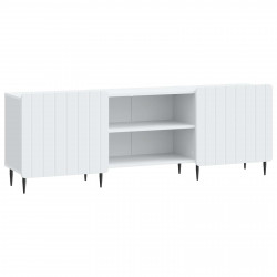 Szafka pod telewizor Biały 150 x 31 x 52 cm Drewno inżynieryjne