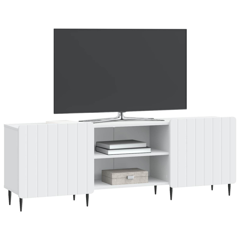 Szafka pod telewizor Biały 150 x 31 x 52 cm Drewno inżynieryjne