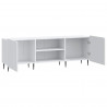 Szafka pod telewizor Biały 150 x 31 x 52 cm Drewno inżynieryjne