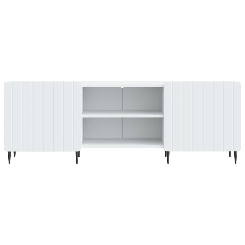 Szafka pod telewizor Biały 150 x 31 x 52 cm Drewno inżynieryjne