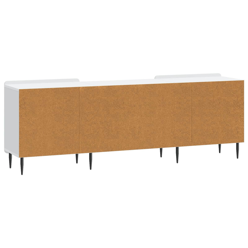 Szafka pod telewizor Biały 150 x 31 x 52 cm Drewno inżynieryjne