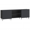 Szafka pod telewizor Czarny 150 x 31 x 52 cm