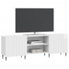 Szafka pod telewizor Biały wysoki połysk 150 x 31 x 52 cm