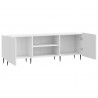 Szafka pod telewizor Biały wysoki połysk 150 x 31 x 52 cm