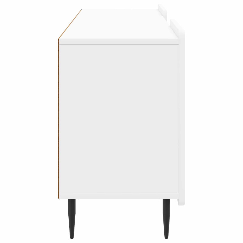 Szafka pod telewizor Biały wysoki połysk 150 x 31 x 52 cm