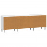 Szafka pod telewizor Biały wysoki połysk 150 x 31 x 52 cm