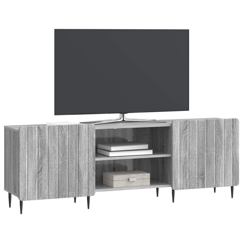Szafka pod telewizor Szary Sonoma 150 x 31 x 52 cm