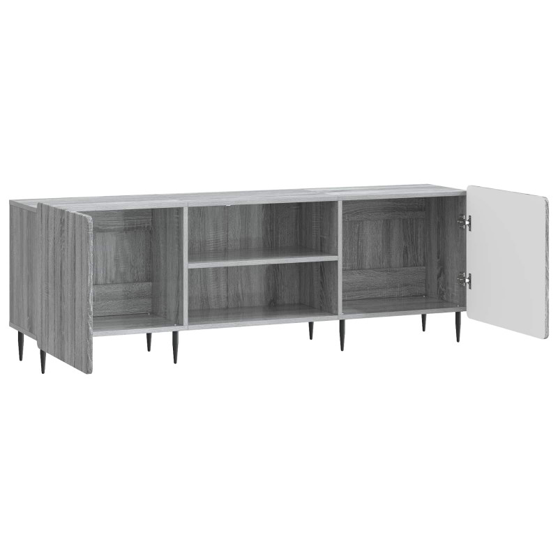 Szafka pod telewizor Szary Sonoma 150 x 31 x 52 cm