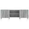 Szafka pod telewizor Szary Sonoma 150 x 31 x 52 cm