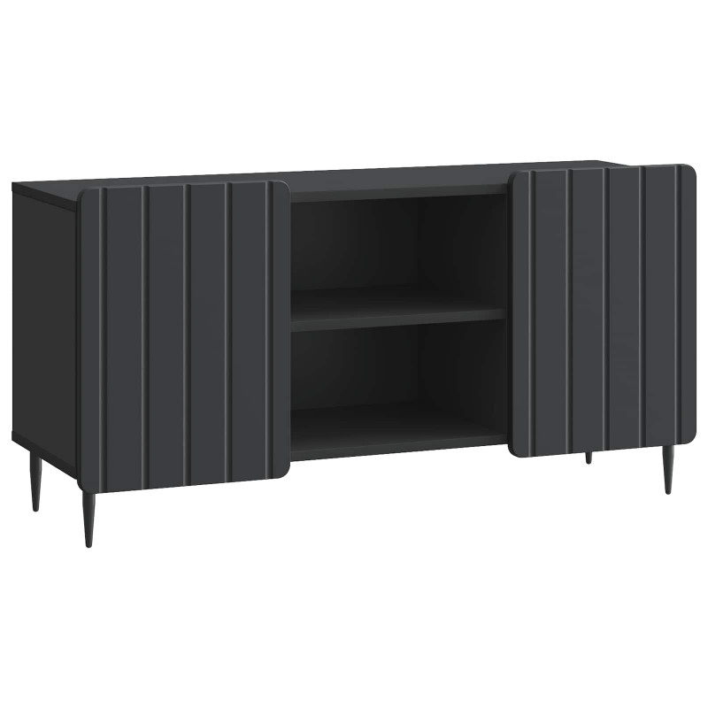 Szafka pod telewizor Czarny 102 x 34,5 x 52 cm